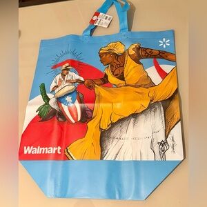 Colorful Walmart Limited Edition Reusable Tote Bag with Multicultural Design